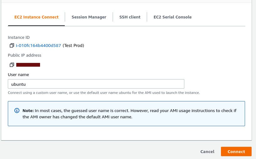  Instance connect types